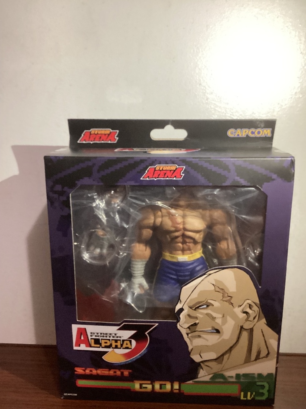 Street Fighter Alpha 3 Sagat Action Figure Sagat Storm Arena